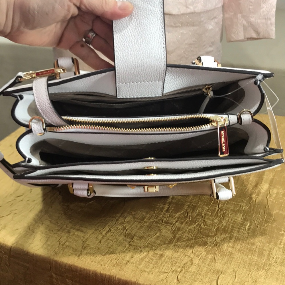 Michael Kors Kinsley Accordion Satchel - Picture 2 of 8